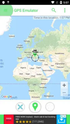 GPS Emulator android App screenshot 1