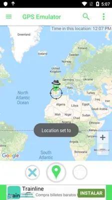 GPS Emulator android App screenshot 2